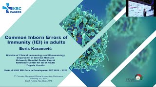 Dr Boris Karanovic  Common Inborn Errors of Immunity in Adults [upl. by Ammeg799]