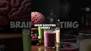 3 MustHave Drinks to Boost Brain Power amp Improve Memory 🧠✨ brainhealth healthtips [upl. by Teerpnam]