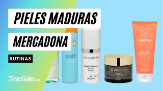 RUTINA Piel Madura con productos Mercadona [upl. by Nnayelhsa]