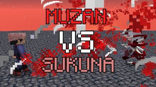 Muzan vs Sukuna In Minecraft [upl. by Wheelwright522]