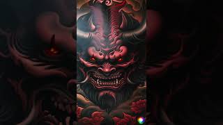 AI Irezumi Japanese Traditional Oni Tattoo [upl. by Northway472]