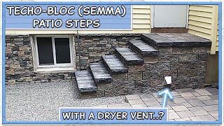 How To Properly Build Concrete Block Steps DIY [upl. by Ednargel]