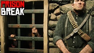 PRISON BREAK  RDR2 OUTLAWS 4 [upl. by Greenwell363]