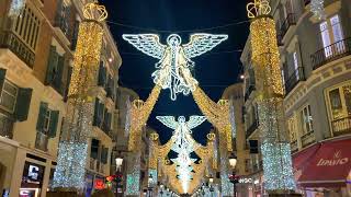 Luces Navidad Malaga 2022 [upl. by Klara469]