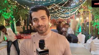 Sharad Malhotra Reaction On Upcoming New Song On Lord Ram Ayodhya Ram Song At Iftar Party 2024 [upl. by Town]