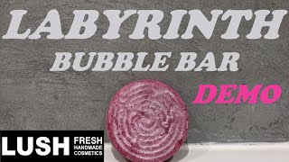 LUSH LABYRINTH BUBBLE BAR REVIEW amp DEMOHALLOWEEN 2022 [upl. by Argyle]