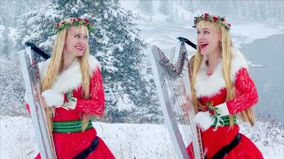 Winterberry Waltz  Harp Twins original Christmas song [upl. by Llenral14]