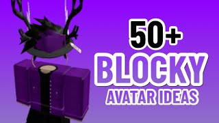 50 ROBLOX BLOCKY AVATAR IDEAS  BLOCKY AVATAR IDEAS  ROBLOX BOY OUTFITS [upl. by Ahsrat]