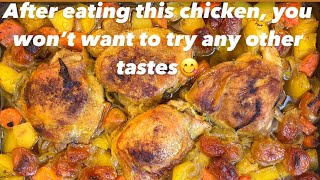 The best oven chicken you can make😍without oil😍enjoy it😋 [upl. by Frissell]