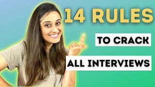 Follow these 14 Basic Rules to ensure you crack every interview [upl. by Atsugua]