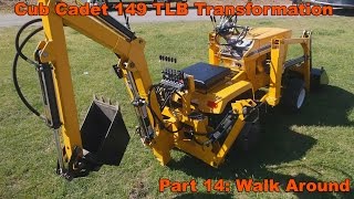 Cub Cadet 149 TLB Transformation Part 14  Completed [upl. by Eckart]