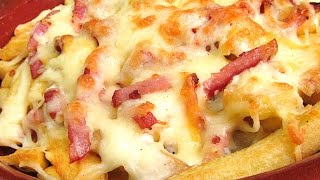 Patatas Fritas estilo Foster´s Hollywood  Bacon amp Cheese Fries [upl. by Naols]