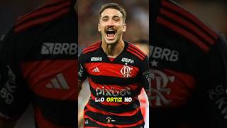 LÉO ORTIZ VAI SER ATACANTE DO FLAMENGO HEHEHE 😱 shorts futebol flamengo [upl. by Audris577]