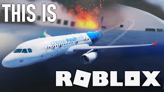 We Flew On Robloxs Most REALISTIC Airline [upl. by Eenerb]