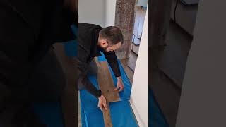 Durchgehende Verlegung von Vinylboden ohne Übergansgsschienen diy woodworking tips tricks [upl. by Itnava722]