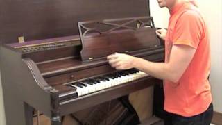 How to Buy a Great Used Piano  Step 2 How to open up a upright piano to inspect [upl. by Zsuedat]