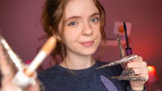 ASMR Doing Your Makeup With EXTREMELY Long quotNailsquot💄 Tingly layered sounds Whispered Roleplay [upl. by Neyut143]