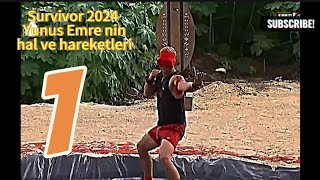 Survivor 2024 Yunus Emre nin Komik Hal ve Hareketleri [upl. by Nemajneb]