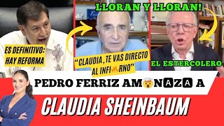 PEDRO FERRIZ 4M3N4Z4 A CLAUDIA SHEINBAUM [upl. by Uuge]