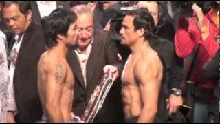 Weighin Manny Pacquiao vs Juan Manuel Marquez 4 WEIGH IN  FightFancom [upl. by Pierrepont]