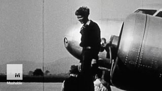 New video of Amelia Earhart before her last flight finally sees the light of day  Mashable [upl. by Atinel]