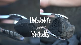 Holzkohle vs Briketts  Gourmondo Produktwissen [upl. by Beaston121]