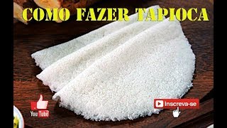 COMO FAZER TAPIOCA DE COCO [upl. by Mullen957]