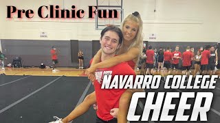 Navarro College Cheer PRE CLINIC DAY Part 1 [upl. by Toms]