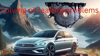 How to solve oil leaking problems to VW Passat 2015 16 dizel [upl. by Joline353]