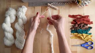 How to Make Twine with Yarn [upl. by Genia531]