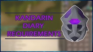 OSRS Kandarin Achievement Diary Requirements and Rewards  Everything You Need To Know [upl. by Dukie377]