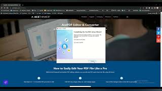 AcePDF PDF Editor and Converter Registration Guide and More [upl. by Arleyne345]