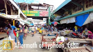 Aftermath of Typhoon OdetteRai Downtown Cebu Philippines【4K】 [upl. by Crutcher]