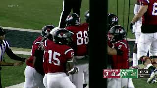 GardnerWebb Football Quick Highlights vs Charlotte 82919 [upl. by Retniw]