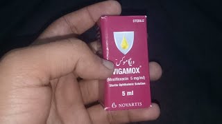 Vigamox Eye drop Best antibiotic eye drop of Moxifloxacin formula in Pakistan [upl. by Nagiam6]