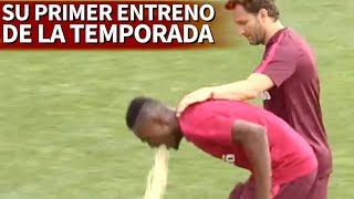 Vomita en el primer entrenamiento del Atlético  Diario AS [upl. by Eirojam133]