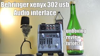 Behringer Xenyx 302 USB Audio Interface [upl. by Mizuki145]