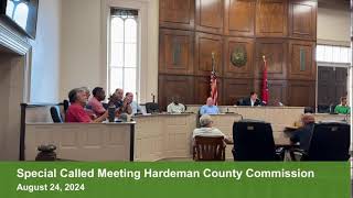 Special Called Meeting of the Hardeman County Commission [upl. by Ailadgim332]