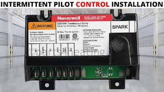 Universal Gas Furnace Intermittent Pilot Control Installation Honeywell s8610u [upl. by Felipa129]