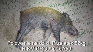 34 Polowanie na dziki Wild boar hunting HIKMICRO Alpex A50  Xhog 940nm Mauser M18 cal 308 [upl. by Jude768]