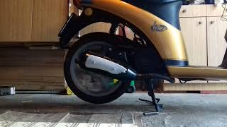 Piaggio free  Giannelli Go Silencer [upl. by Netniuq]