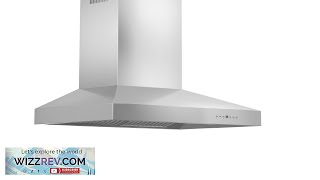 Outdoor Wall Mount Range Hood in Stainless Steel 69730442 ZLINE 42 in Review [upl. by Julis769]