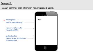 Att skriva ett SMS till en lärare [upl. by Inahpets]