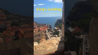 Welcome to King’s Landing 🏰 gameofthrones dubrovnik croatia travel travelvlog travelcouple [upl. by Yniar167]