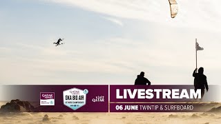 Twintip amp Surfboard  Qatar Airways GKA Big Air Kite World Championships 2023 [upl. by Amo]