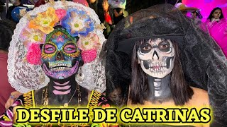 VIVO el DESFILE DE CATRINAS por PRIMERA VEZ En MÉXICO 🇲🇽 [upl. by Anai]