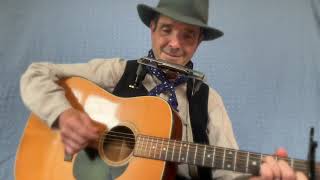 Casey Jones – Traditional American folk song acoustic guitar harmonica amp vocal solo by Jack Straw [upl. by Hubert]