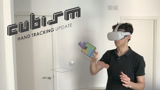 Cubism VR Hand Tracking update in Augmented Reality Oculus Quest 2 [upl. by Gwenny]