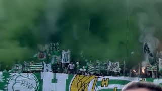 Malmö  Hammarby 2024 MARSCH TIFO  PYRO [upl. by Romeon79]