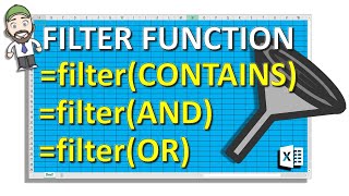 NEW  EXCEL FILTER Function  Everything you need to know [upl. by Nivanod]